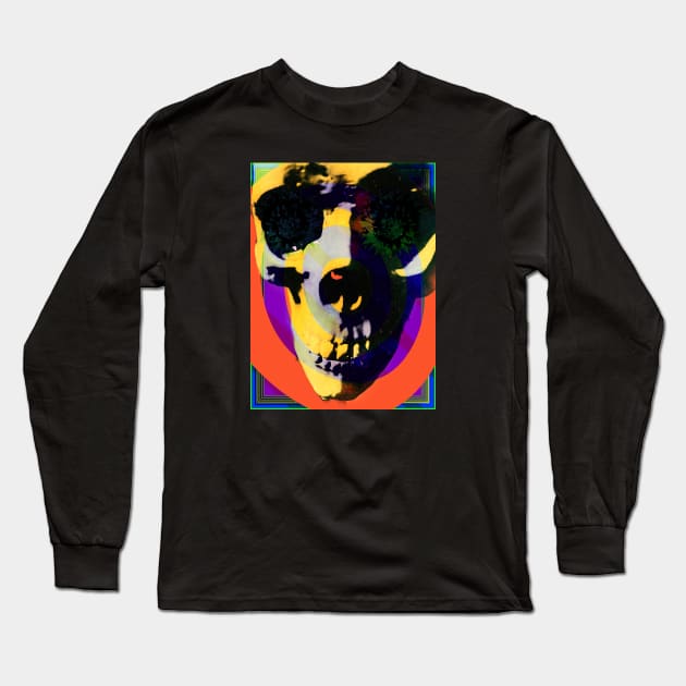 Skull Spiral Long Sleeve T-Shirt by L'Appel du Vide Designs by Danielle Canonico